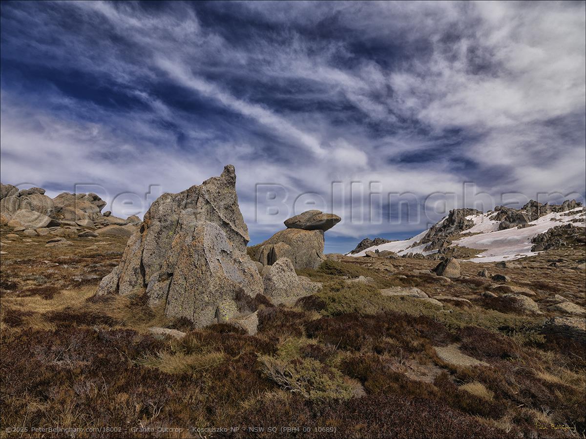 Peter Bellingham Photography Granite Outcrop - Kosciuszko NP - NSW SQ (PBH4 00 10689)